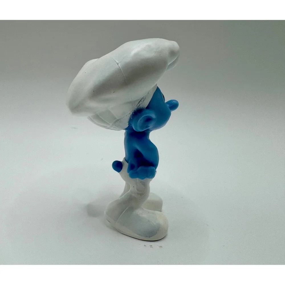 Peyo McDonalds The Smurfs 2 Happy‎ Meal Baker Smurf Figure 2013 Toy Rolling Pin